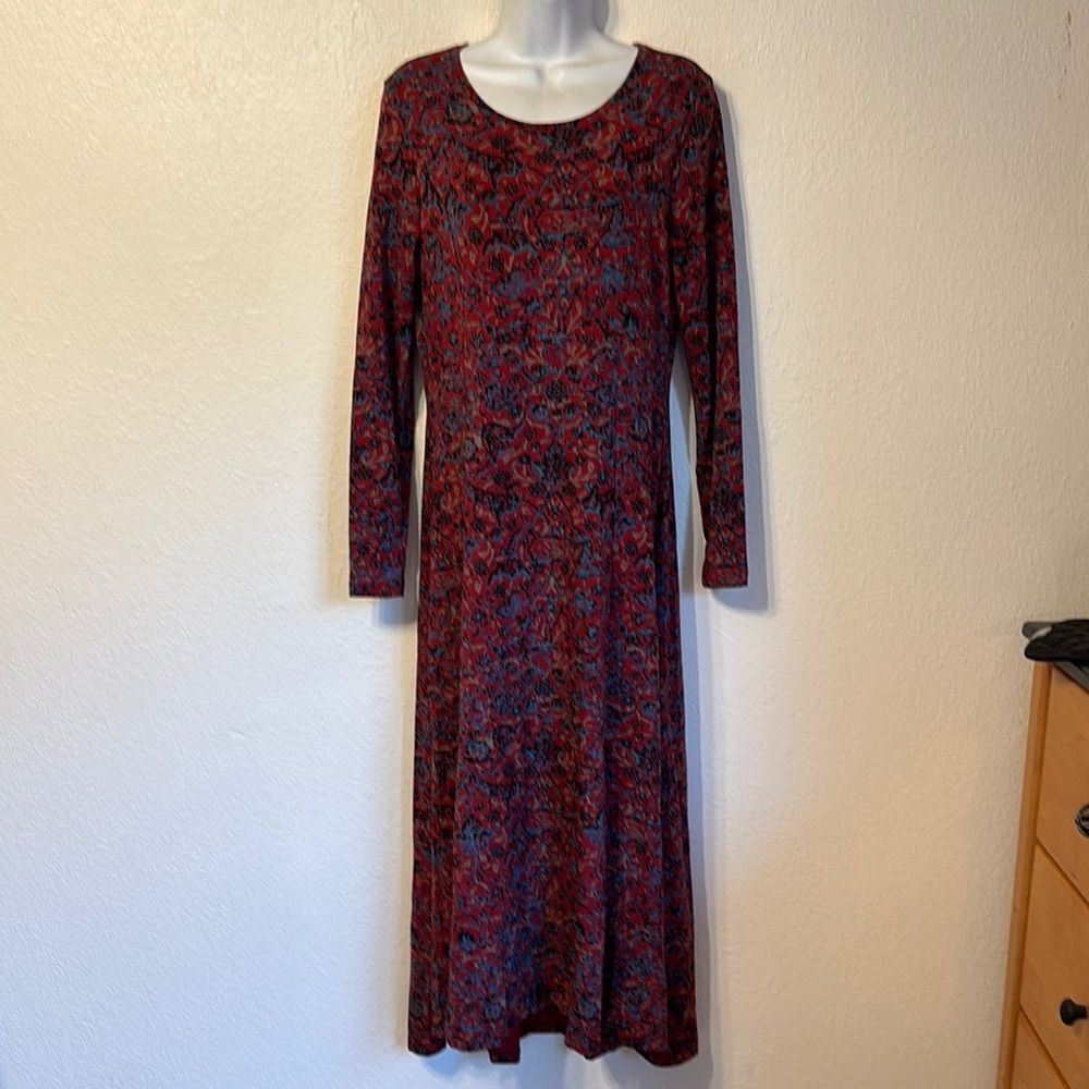 Peruvian Connection Souk Floral Maxi Dress Medium